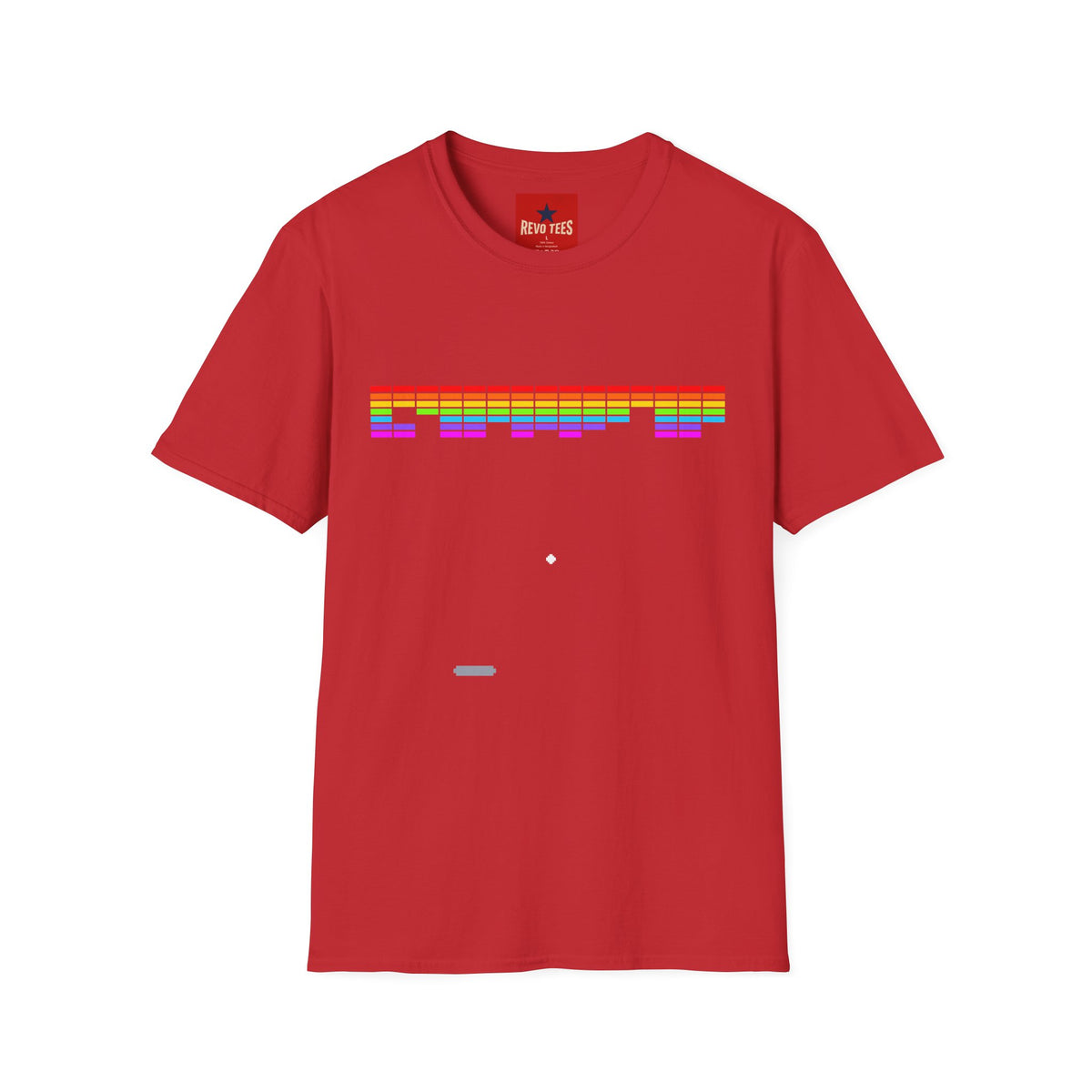 Revotees Rainbow Equalizer Retro Audio Bars Pride T-Shirt - alternate view 7