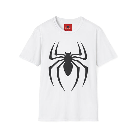 Spider Logo T-Shirt — Bold Black Spider Graphic Tee