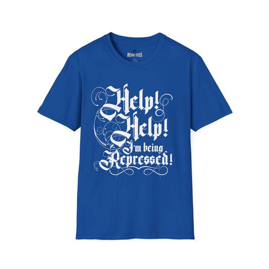 Revotees Hel I Am Being Repressed Unisex Softstyle T-Shirt - alternate view 2