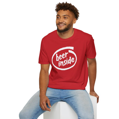 Beer Inside T-Shirt — Funny Craft Beer Logo Tee for Beer Lovers