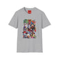 Cartoon Monster Collage T-Shirt
