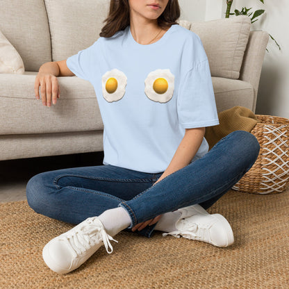 Eggs On My Mind T‑Shirt — Funny Fried Egg Graphic Tee