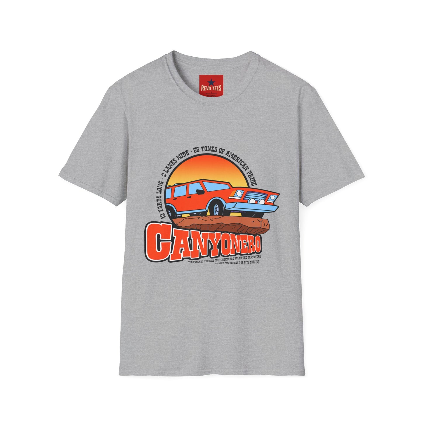 Classic Station Wagon Simpsons Sunset T‑Shirt — “Camping” Vintage Car Graphic