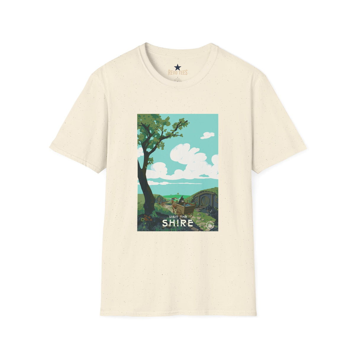 Revotees Lord of the Rings the Shires Unisex Softstyle T-Shirt - alternate view 5