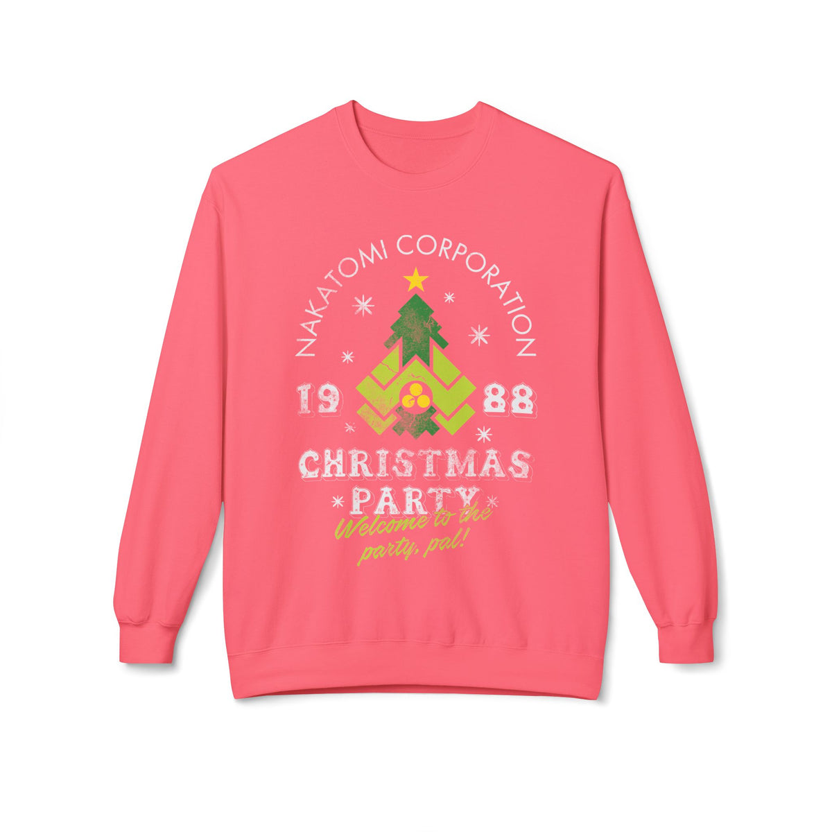 Die Hard 'Nakatomi Corporation 1988' Holiday Crewneck Christmas Party Sweatshirt