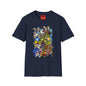 Retro Cartoon Character Collage T-Shirt
