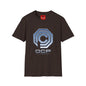 OCP Logo T‑Shirt — Retro Distressed Cyberpunk Company Tee