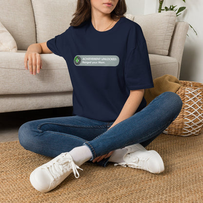 T-Shirt — "Achievement Unlocked: Banged Your Mom" Gamer Humor Tee