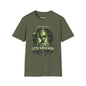REVOTEES Little Green Men Graphic T-Shirt — "I Associate With Little Green Men" Sci‑Fi Tee