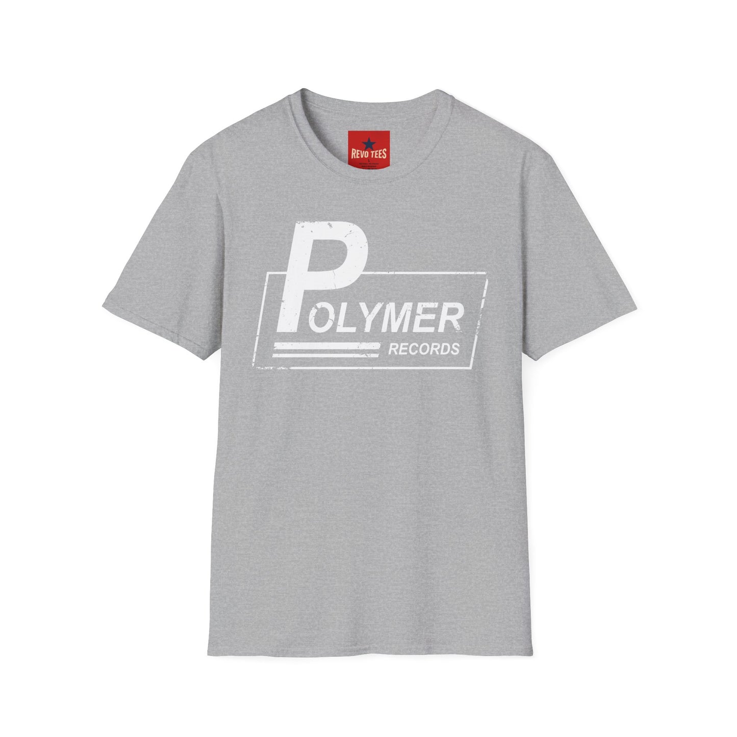 Polymer Records Iconic Label - Unisex Softstyle T-Shirt