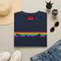 Rainbow Equalizer T-Shirt — Retro Audio Bars Pride Tee