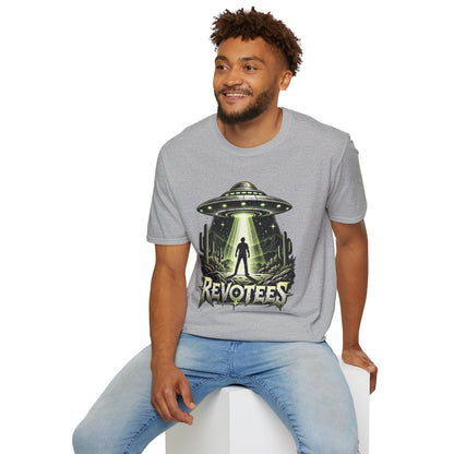 REVOTEES Alien Abduction – Sci‑Fi UFO Graphic Tee