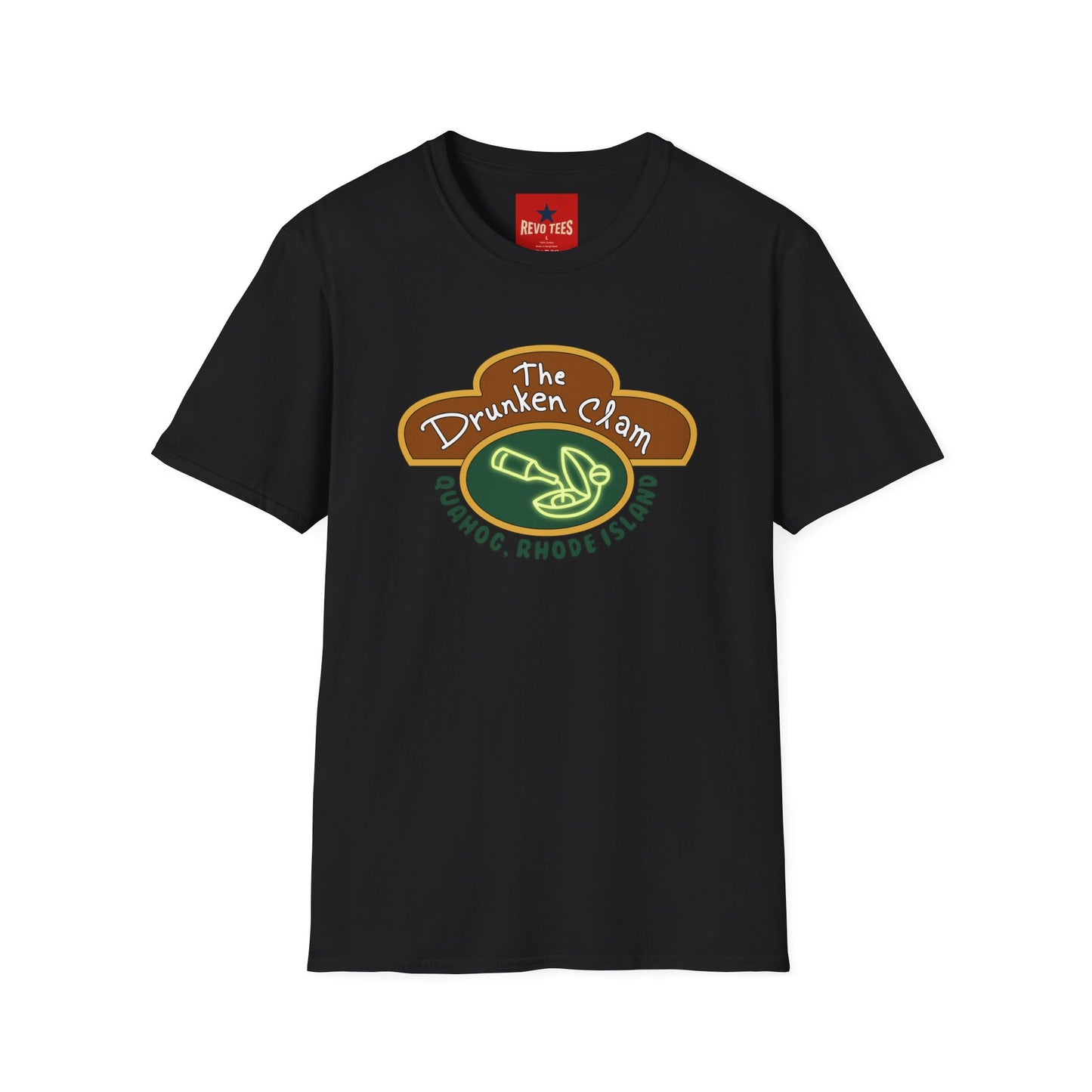 The Drunken Clam Quahog, Rhode Island T-Shirt