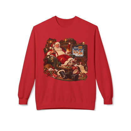 REVOTEES Santa's lil' secret - Vintage Christmas Crewneck Sweatshirt