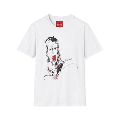 The Clash - Joe Strummer - By Ray Lowry - Unisex Softstyle T-Shirt