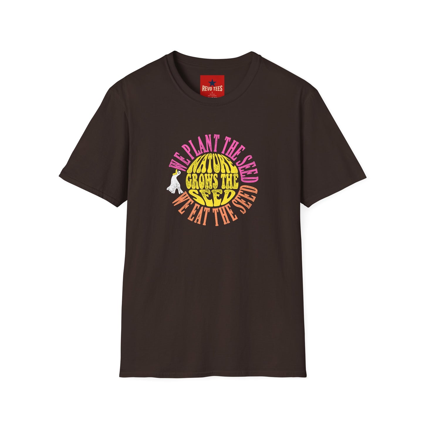 Here Comes The Sun - lyrics - Unisex Softstyle T-Shirt