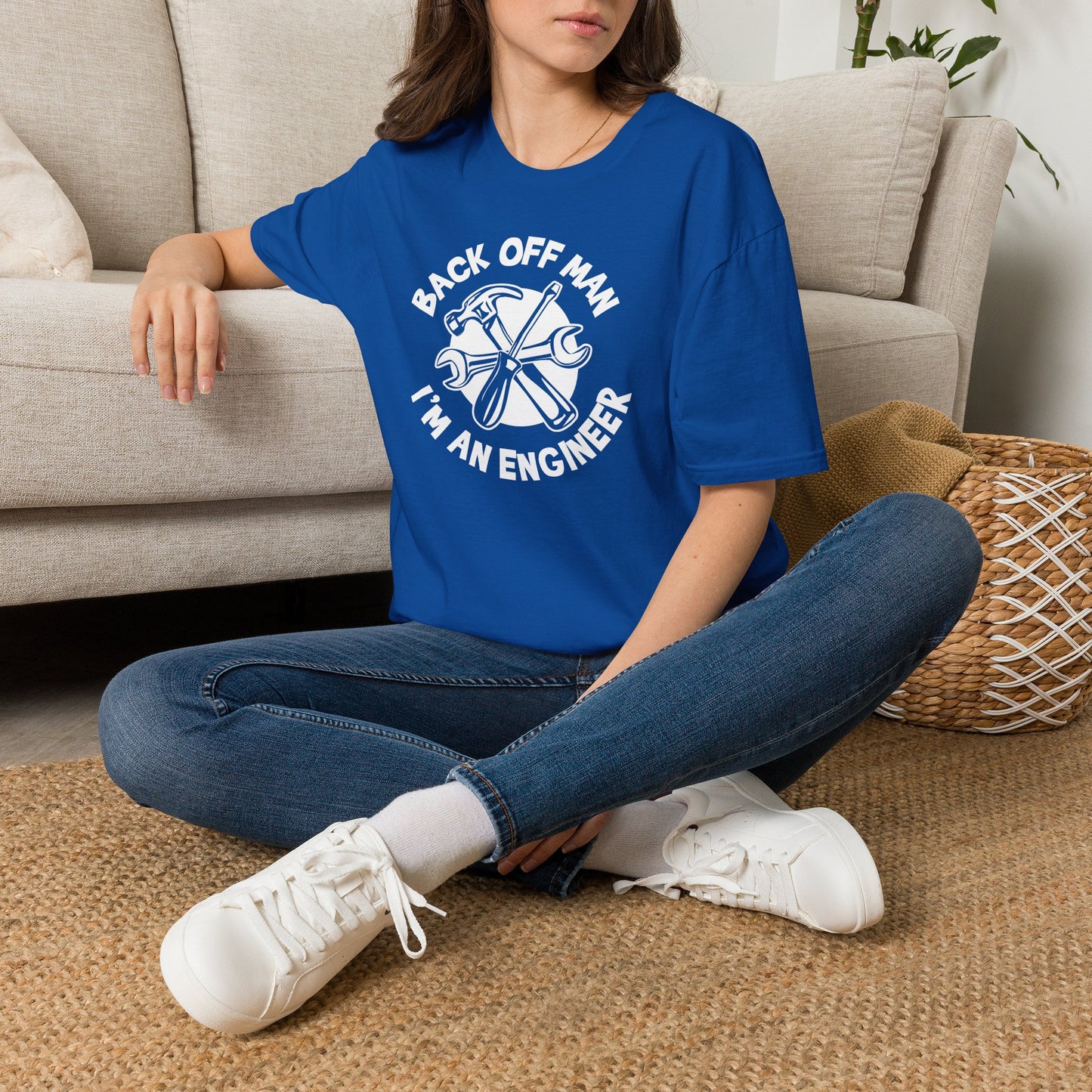 Engineer T-Shirt — "Back Off Man I'm An Engineer" Mechanical Tools Tee