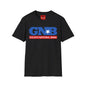GNB "Goliath National Bank" Logo T-Shirt — Retro Blue & Red Vintage Bank Tee