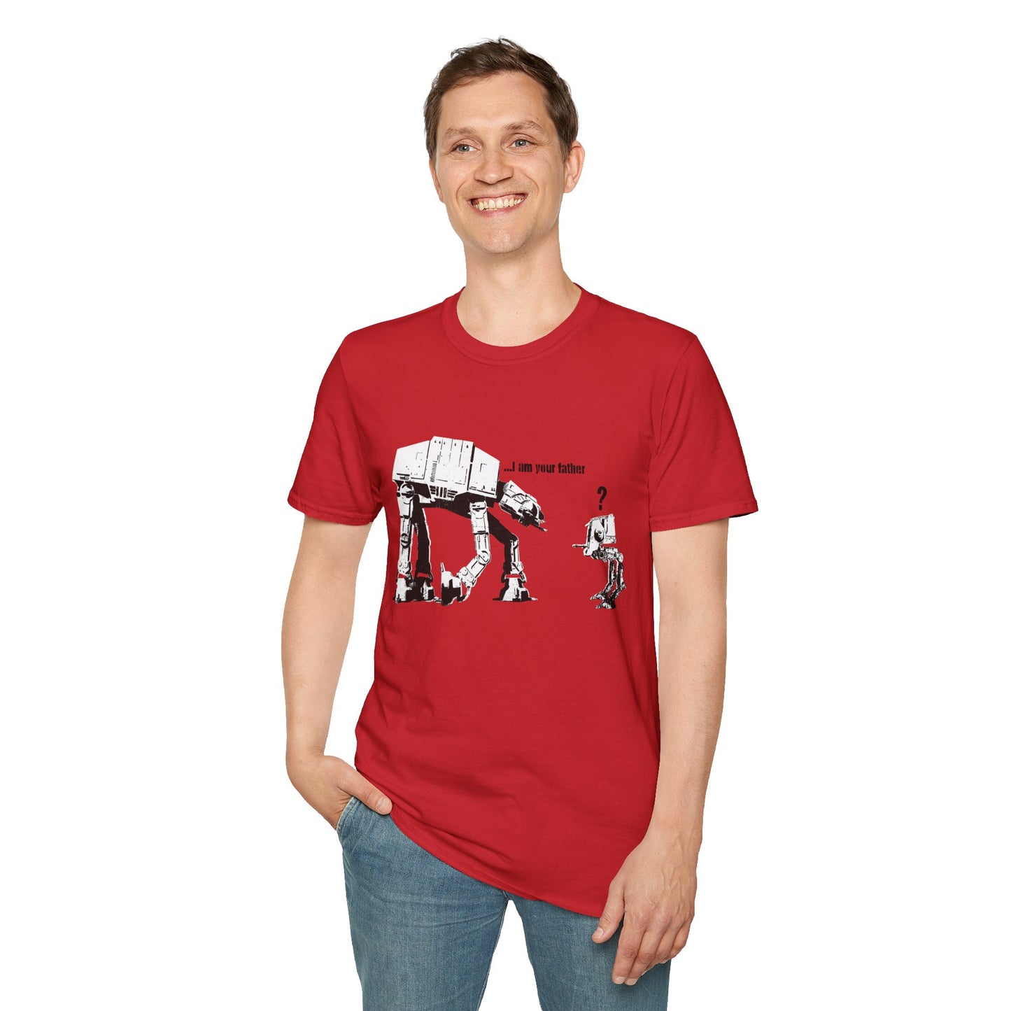 Banksy T‑Shirt — 'I am your father' Star Wars AT-AT Funny Graphic Tee