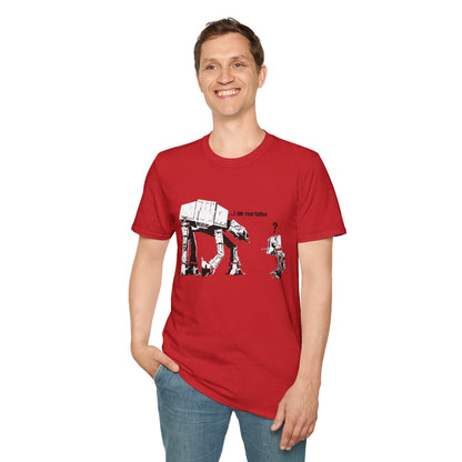 Banksy T‑Shirt — 'I am your father' Star Wars AT-AT Funny Graphic Tee