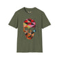 Revotees Geometric Colorblock Skull T-Shirt - alternate view 5