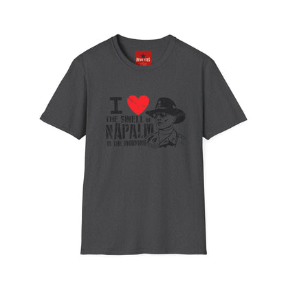 I  The Smell of Napalm T-Shirt — Retro Military Movie Quote Tee