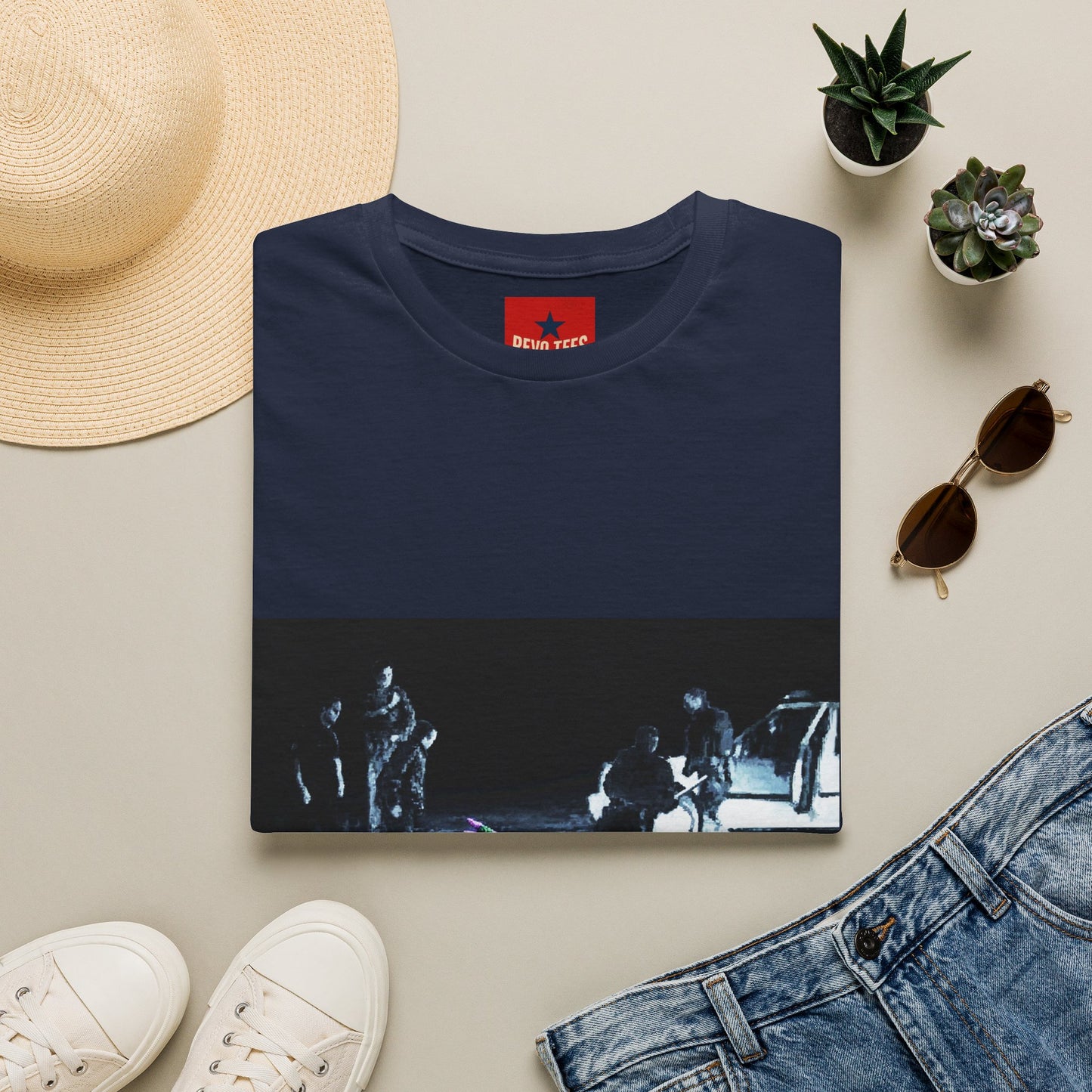 Banksy T-Shirt — Moody Night Street Scene Graphic Tee (12/05/01)
