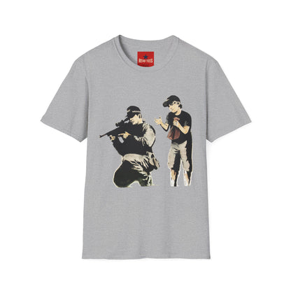 Banksy Sniper Graphic T-Shirt