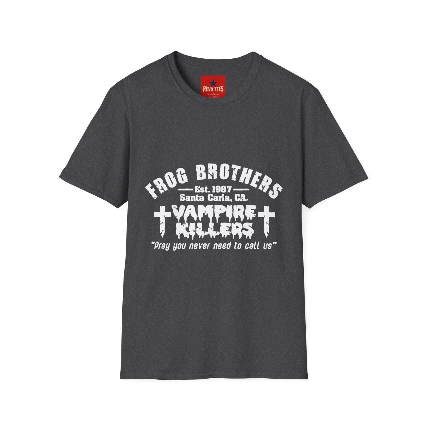 Lost Boys Frog Brothers T-Shirt — 'Vampire Killers' Vintage Horror Tee