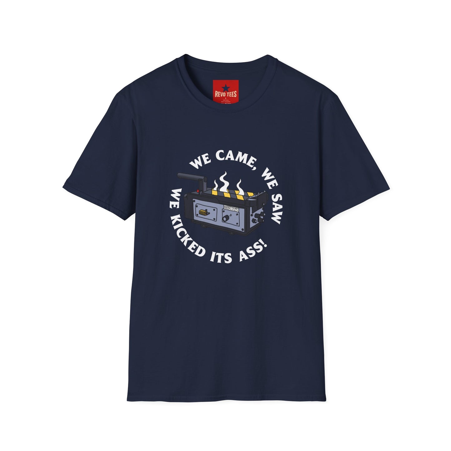 T‑Shirt — “We Came, We Saw, We Kicked Its Ass” Grill/BBQ Crew Tee