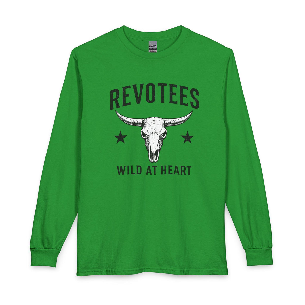 Revotees Long-Sleeve Wild at Heart Skull Graphic T-Shirt - alternate view 5
