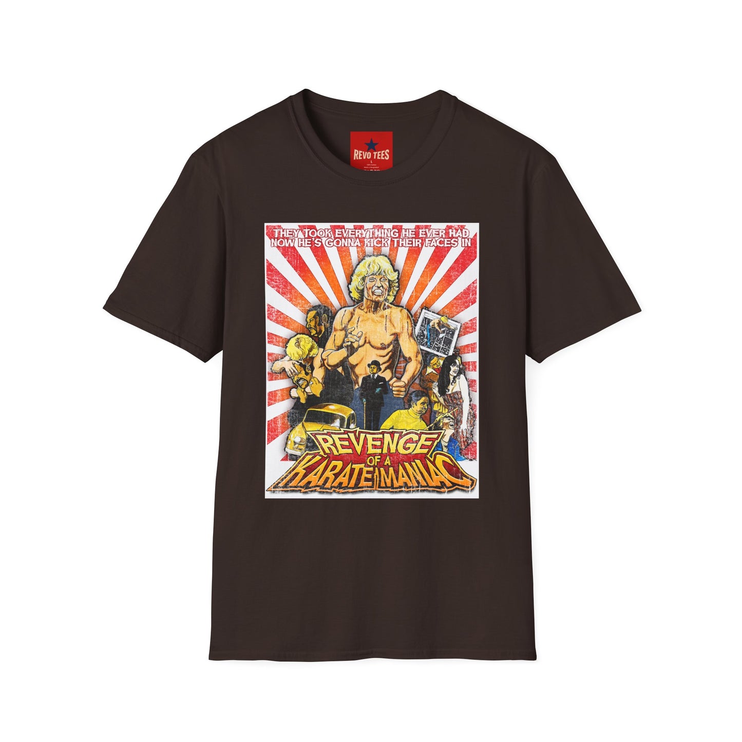 Revenge Karate Man T-Shirt — Retro Martial Arts Graphic Tee
