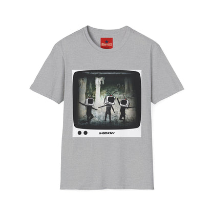 Banksy TV Head Graphic T-Shirt