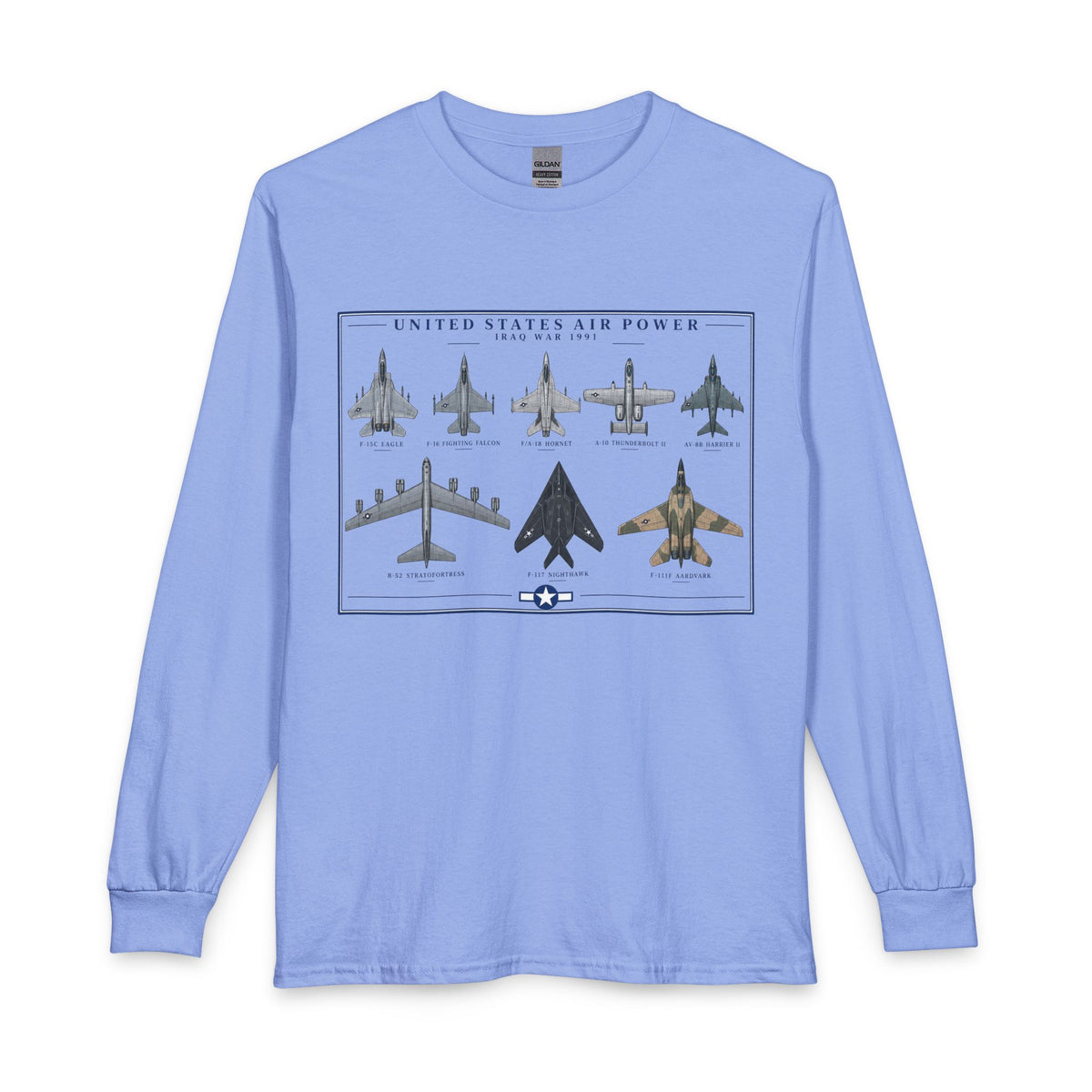 US Air Force Gulf War Jets Long Sleeve Tee