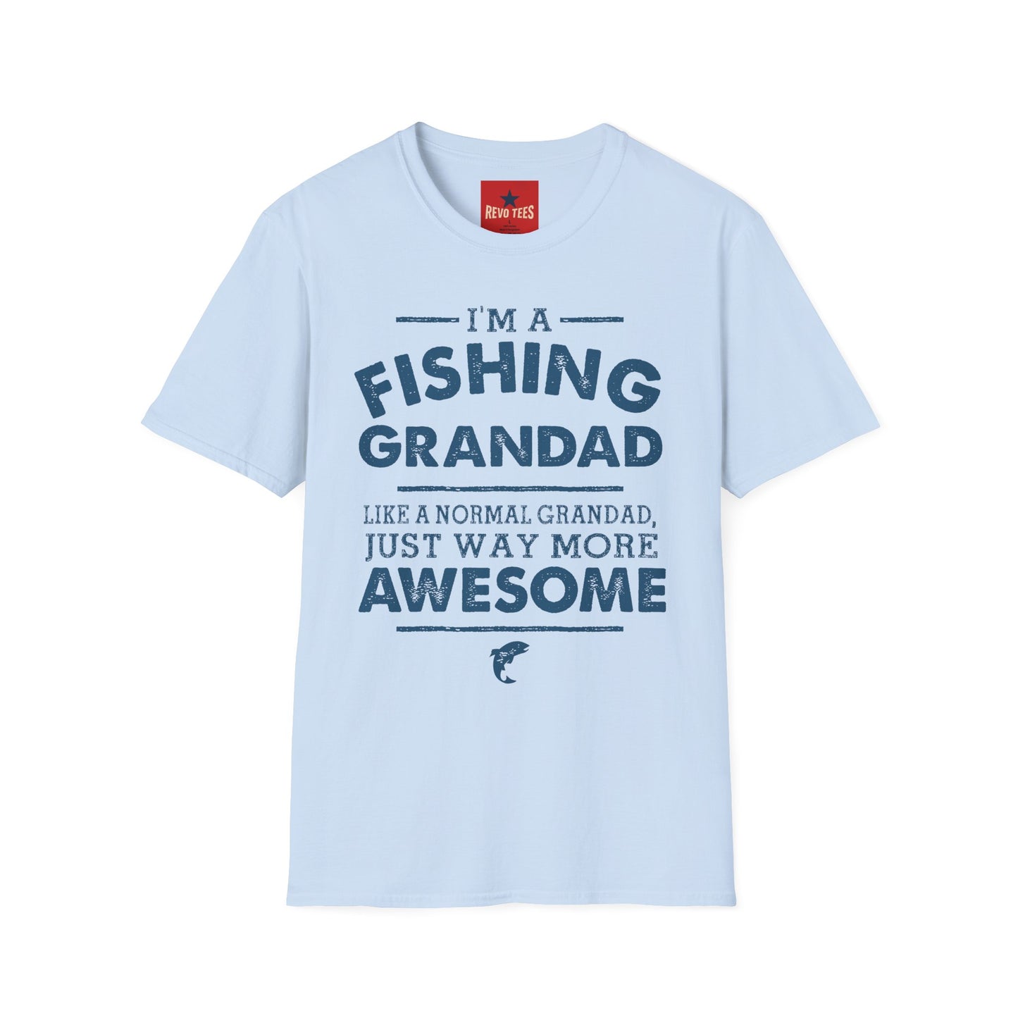 Fishing Grandad T-Shirt — "I'm a Fishing Grandad" Graphic Tee for Proud Grandpa, Father’s Day Gift
