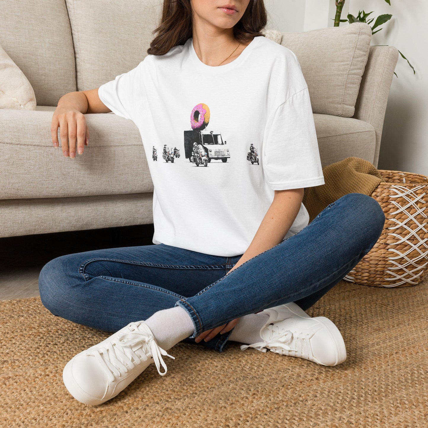 Banksy T-Shirt — Retro Donut Food Truck Tee