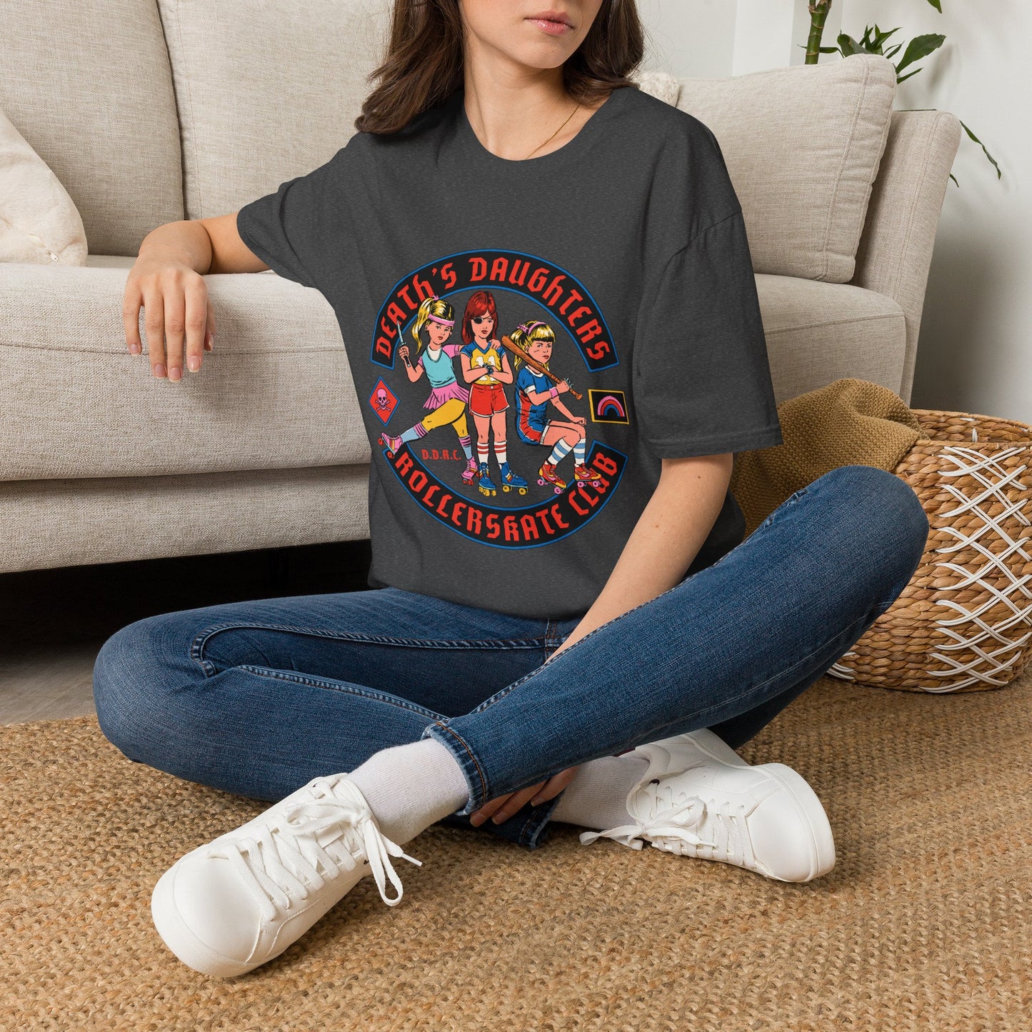 Death's Daughters Roller Skate Club T‑Shirt