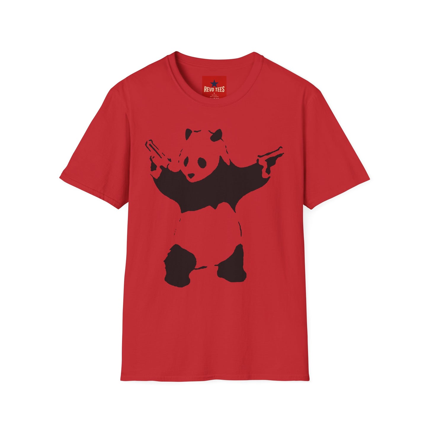 Banksy Panda Bat T-Shirt — Cute Gothic Panda Graphic Tee