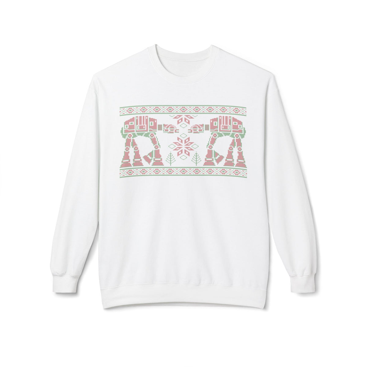 Star Wars AT-AT Holiday Sweater Crewneck Sweatshirt
