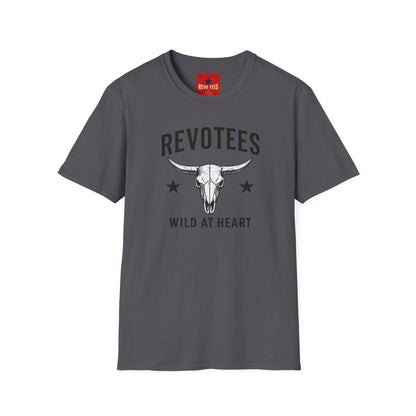 REVOTEES Bull Skull T-Shirt — Wild at Heart Western Graphic Tee