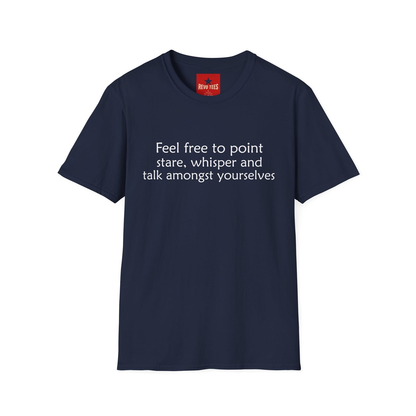 Point, Stare, Whisper - Unisex Softstyle T-Shirt