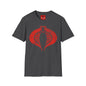 Cobra Emblem T-Shirt — Distressed Retro Snake Logo Tee