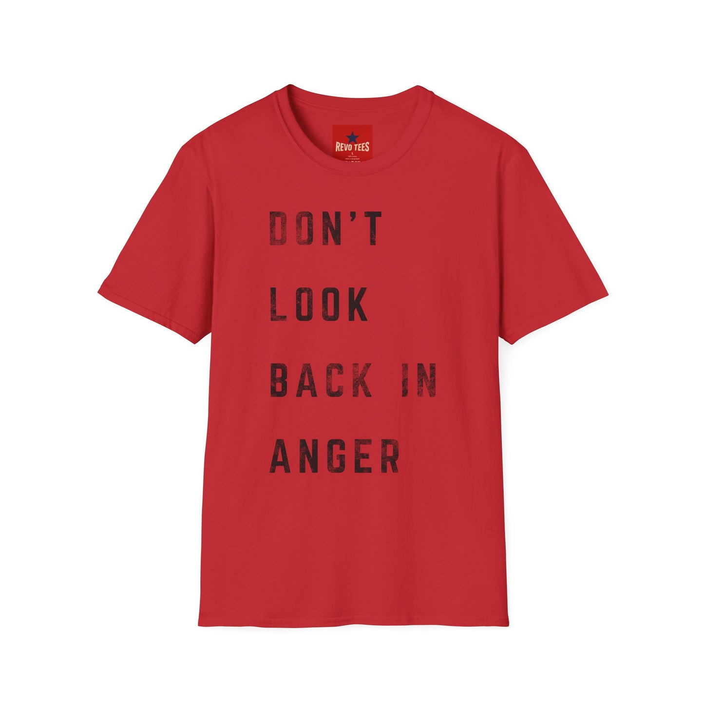 Don't Look Back In Anger T-Shirt — Retro Oasis Song Lyric Tee