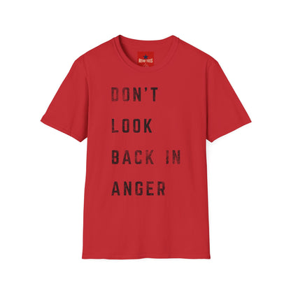 Don't Look Back In Anger T-Shirt — Retro Oasis Song Lyric Tee
