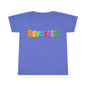 Toddler T-Shirt — Colorful 'REVOTEES' Bubble Letters Kids Tee