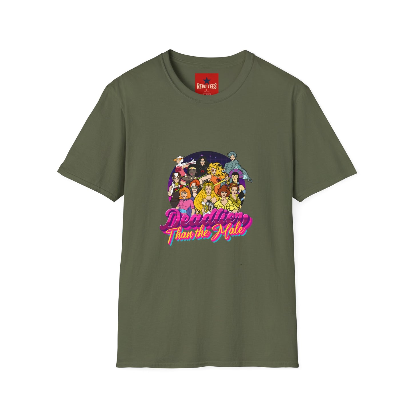 Retro Cartoon Character Group T-Shirt — 'Together We Rule' Vintage Crew Tee