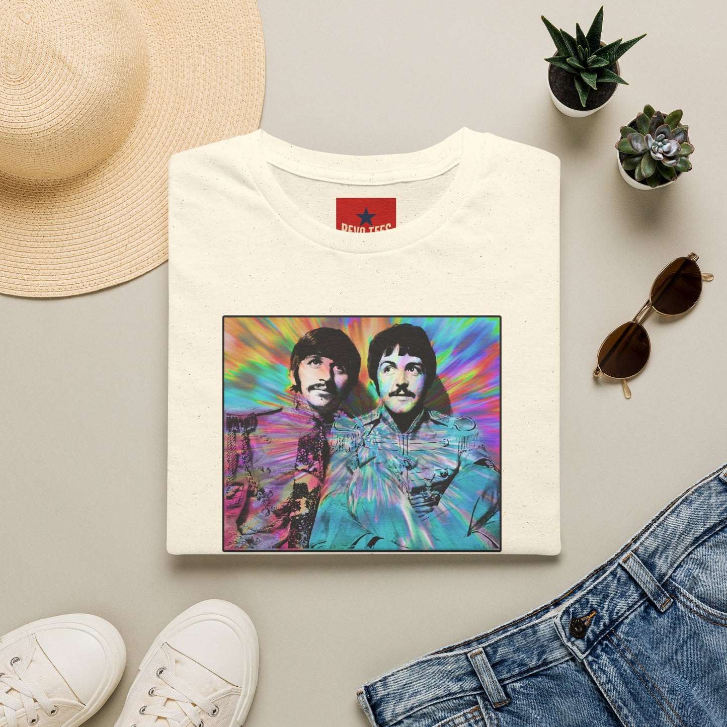 T-Shirt — Psychedelic Drum & Bass Band Portrait Tee