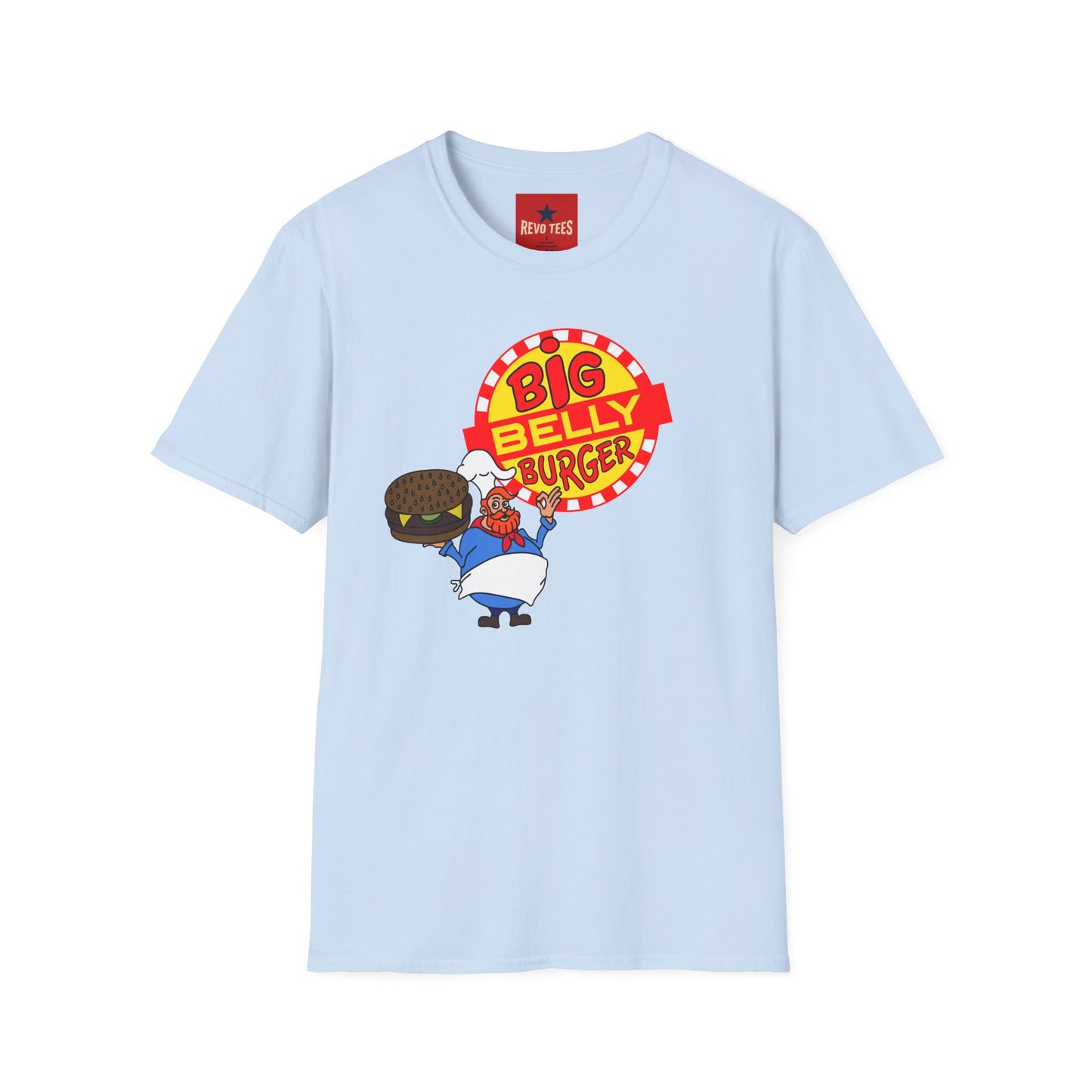 Big Belly Burger T-Shirt — Retro Fast Food Graphic Tee