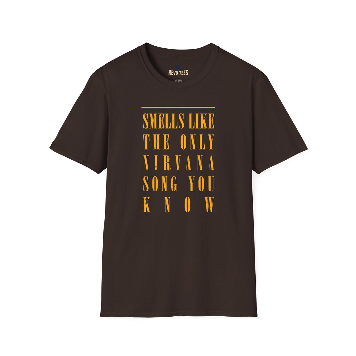 Revotees Smells Like Teen Spirit Nirvana Unisex Softstyle T-Shirt - alternate view 2