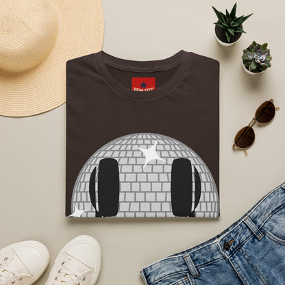 Smiling Disco Ball T-Shirt — Retro Dance Party Graphic Tee